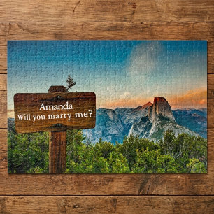 Heiratsantrag Rätsel mit verstecktem Namen Puzzle