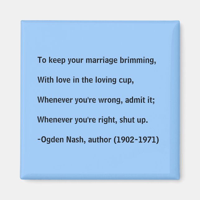 Heiratsanzeige - Magnet (Vorne)