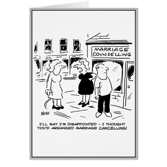 Heiratsberatung, nicht Annullierung (Vorne)