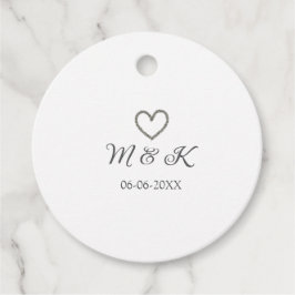 Heiratsbrief für Silberherz, modern Geschenkanhänger