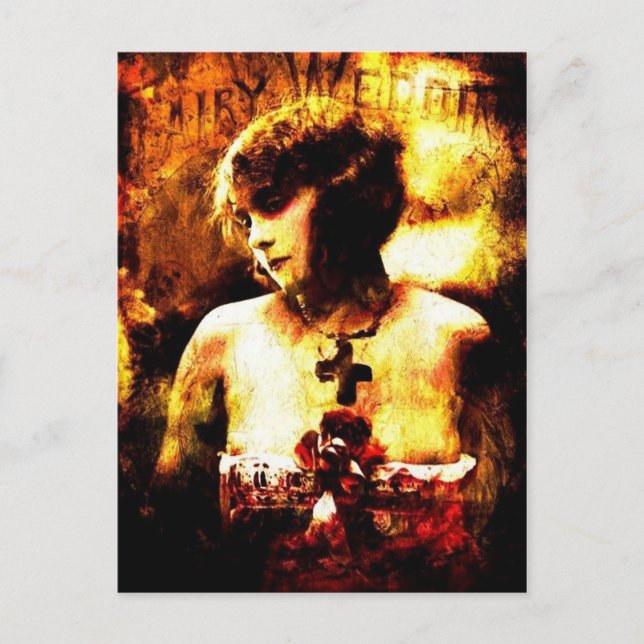 Heiratspostkarte Postkarte (Vorderseite)