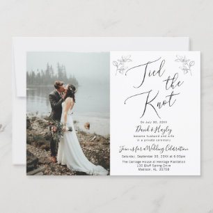 Heiratstermin Hochzeitsempfang Einladung