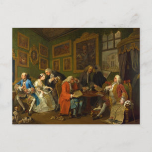 Heiratsvereinbarung (1743) postkarte