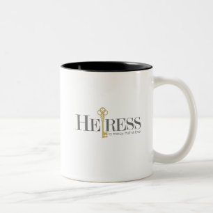 Heiress durch Anmut-Kaffee-Tasse Zweifarbige Tasse