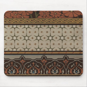 Heirloom-Gewebe mit dekorativen Mustern Mousepad