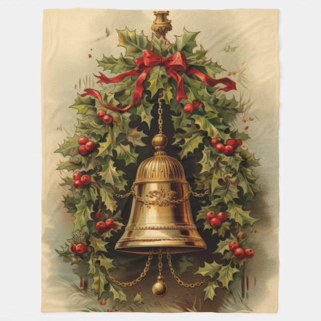 Heirloom Harmony Weihnachtsblanket Fleecedecke (Vorderseite)