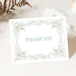 Heirloom Hydrangea Bridal Shower Thank You cards Einladung