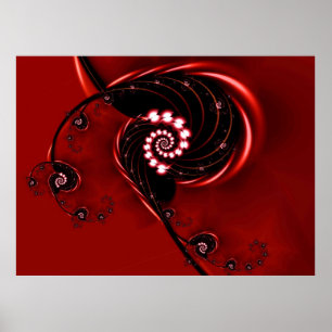 Heirloom Niedliches Abstraktes Naturemuster Poster