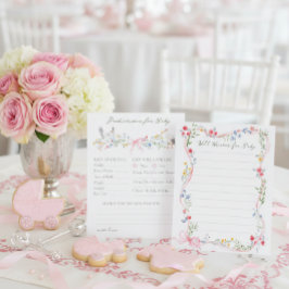 Heirloom Rose and Stork Baby Shower Prediction