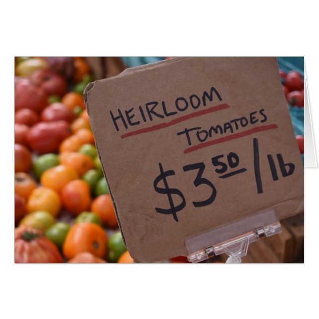 Heirloom Tomaten Greenmarket Farmer's Market NYC (Vorderseite (Horizontal))