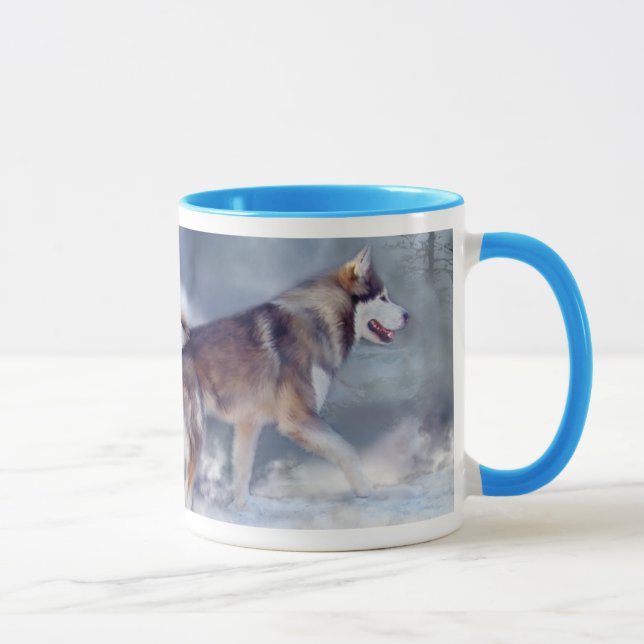 Heiser - Winter-Geist-Tasse Tasse (Rechts)