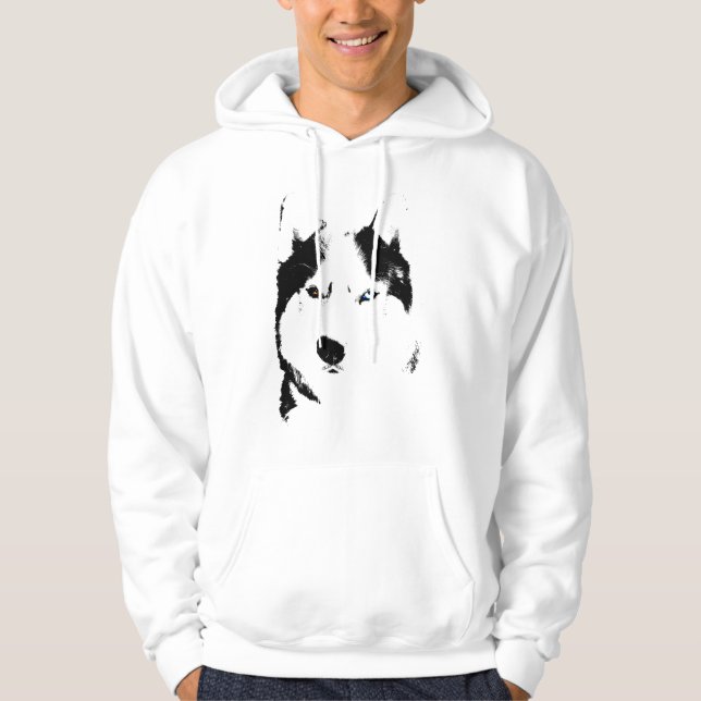 Heisere Hoodie-Schlitten-Hundemit kapuze Hoodie (Vorderseite)