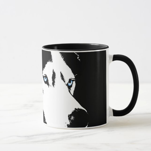 Heisere Tassen-Kaffeetasse-coole sibirischer Tasse (Rechts)