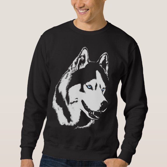 Heiserer Shirt-Wolf-HundeunisexShirt-Hundeshirts Sweatshirt (Vorderseite)