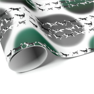 Heiseres Packpapier-Weihnachtsheiseres Geschenkpapier