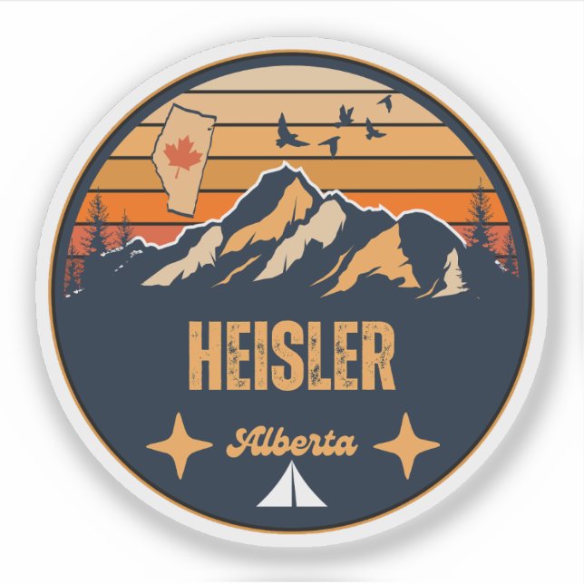 Heisler, Alberta Aufkleber (Vorderseite)
