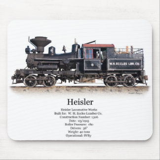 Heisler aufzeichnenlokomotive mousepad