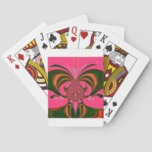 Heiß Pink Rot Golden Grün Spielkarten