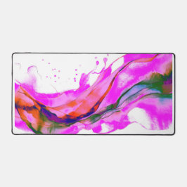 Heiß rosa Aquarellfarben Schreibtischunterlage