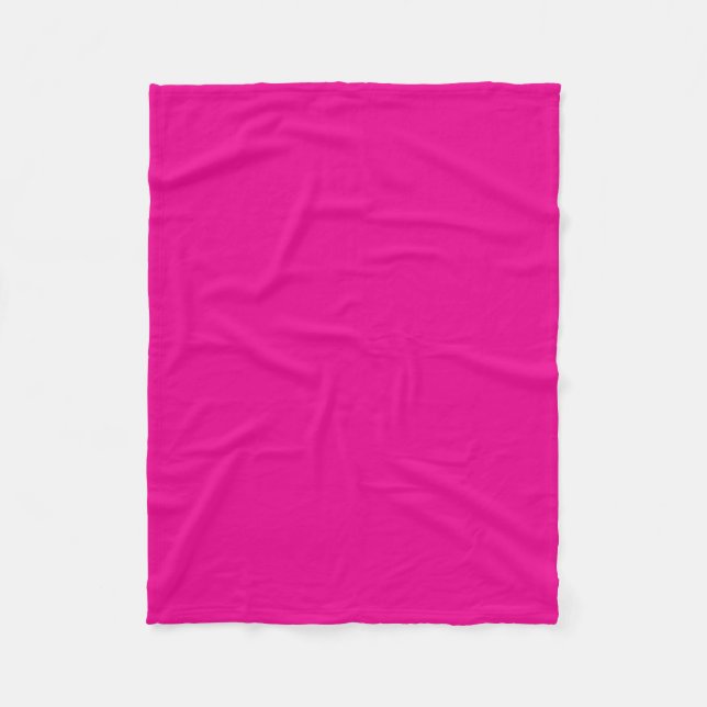 Heiß rosa Bandana Fleecedecke (Vorderseite)