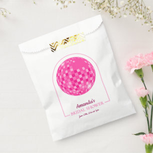 Heiß Rosa Disco Boogie Brautparty Geschenktütchen