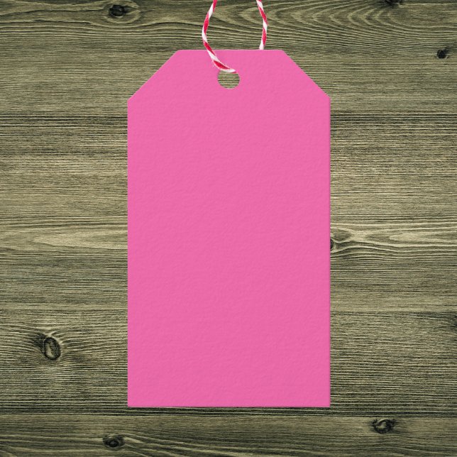 Heiß rosa Farbe Geschenkanhänger (Von Creator hochgeladen)