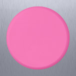 Heiß rosa Farbe Magnet<br><div class="desc">Heiß rosa Farbe</div>