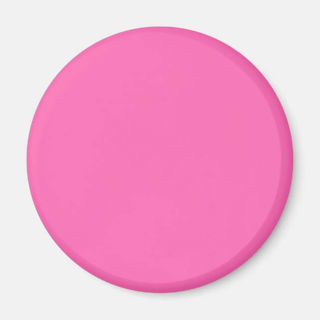 Heiß rosa Farbe Magnet (Vorne)