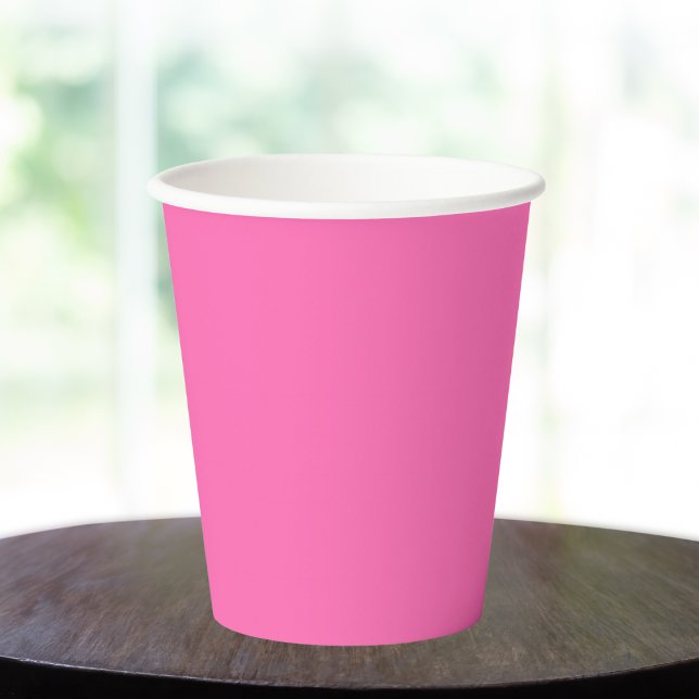 Heiß rosa Farbe Pappbecher (Von Creator hochgeladen)