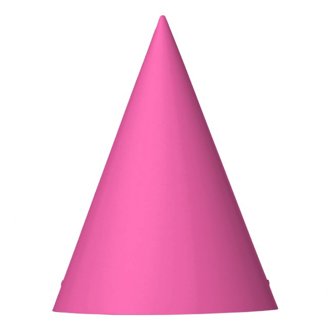 Heiß rosa Farbe Partyhütchen (Vorderseite)