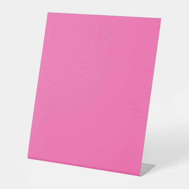 Heiß rosa Farbe Sockelschild (Vorderseite)