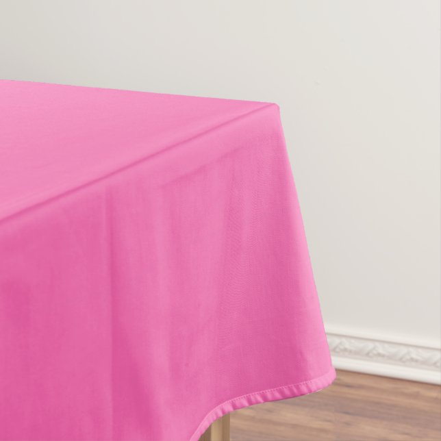 Heiß rosa Farbe Tischdecke (Beispiel)