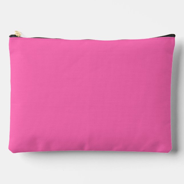 Heiß rosa Farbe Zubehörtasche (Vorderseite)