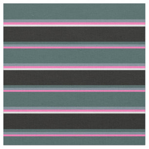 Heiß rosa, grau, dunkelschiefer grau, schwarz & la stoff
