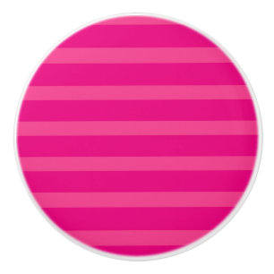 Heiß Rosa & Hell Rosa Punch Helle Kräftige Streife Keramikknauf