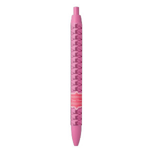 Heiß rosa Hirsche, Personalisierter Name   N1 Kugelschreiber