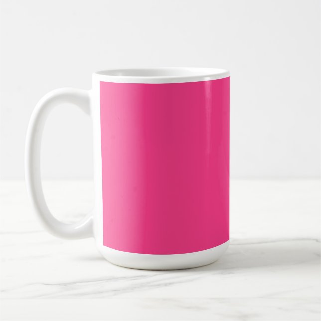 Heiß rosa kaffeetasse (Links)