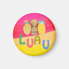 Heiß Rosa Luau Magnet