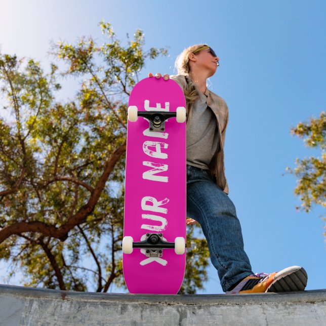 Heiß rosa skateboard (Außenbereich 1)