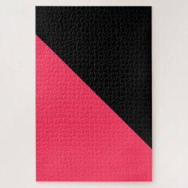 Heiß rosa und schwarz puzzle