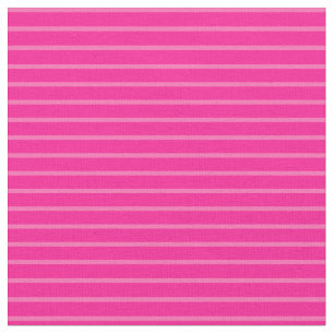 Heiß rosa und tiefrosa farbene Linien Stoff