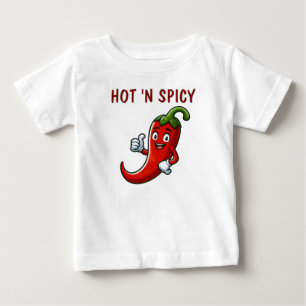 Heiß und scharf baby t-shirt
