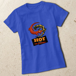 Heiß wie ein Feuerwehrsalamander Funny Coffee Cart T-Shirt