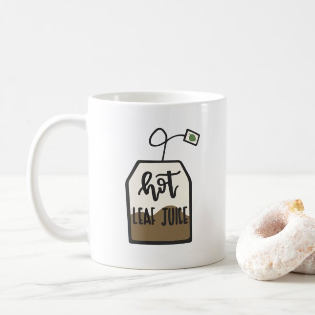 Heißblattsaft (Avatar der letzte Airbender) Kaffeetasse (Mit Donut)