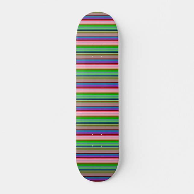 Heiße bunte Streifen Skateboard (Vorne)