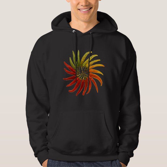 Heiße Chili-Paprikaschoten Hoodie (Vorderseite)
