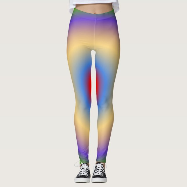 Heiße Farbe  Leggings (Vorderseite)