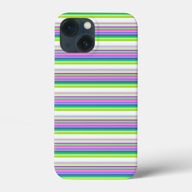 Heiße farbenfrohe Neonstreifen Case-Mate iPhone Hülle (Rückseite)