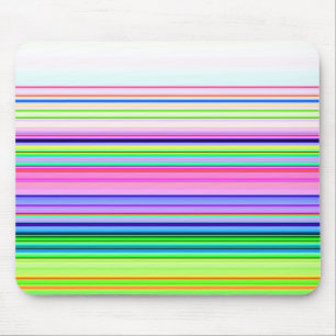 Heiße farbenfrohe Neonstreifen Mousepad