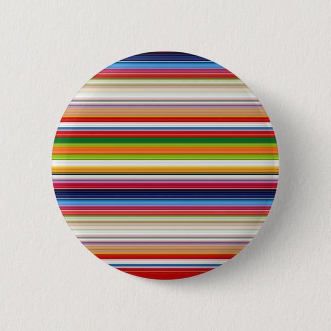 Heiße farbenfrohe Streifen Button (Vorderseite)